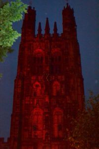 St Giles at night